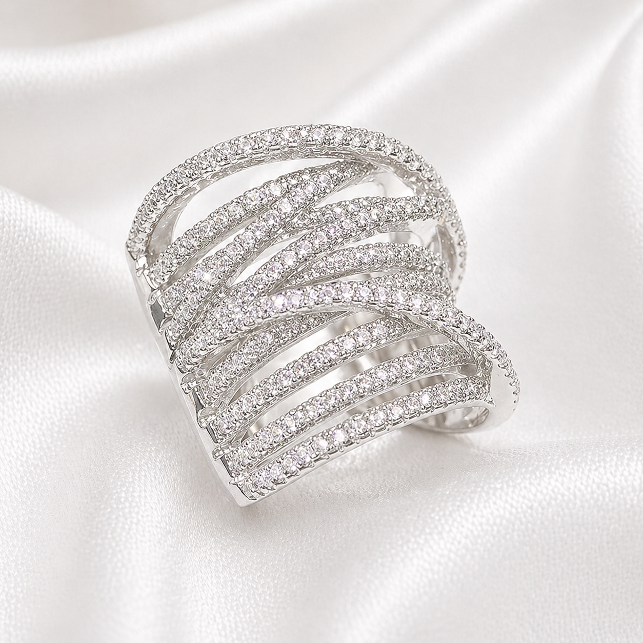 PRONG ZIRCON RING