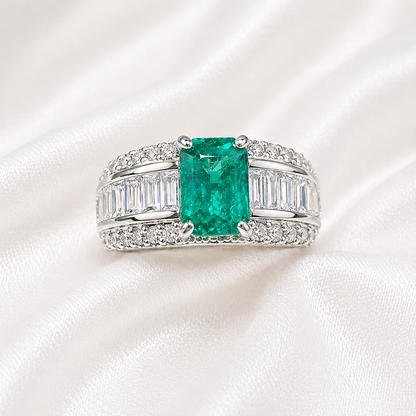 PARAIBA ZIRCON RING