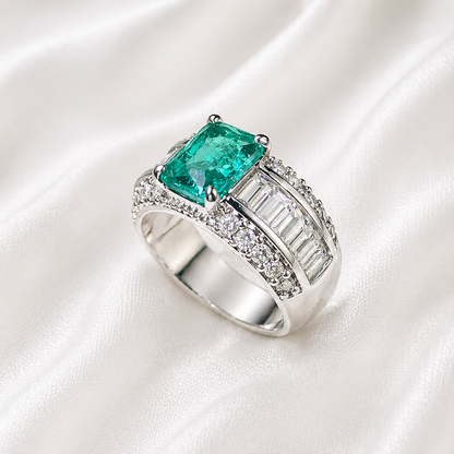 PARAIBA ZIRCON RING