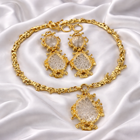 CRYSTAL GALSS SET