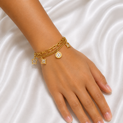 GOLDEN CHARM BRACELET