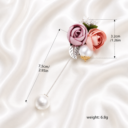 REMIEL FLOWER BROOCH