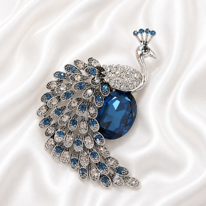 PEACOCK BROOCH