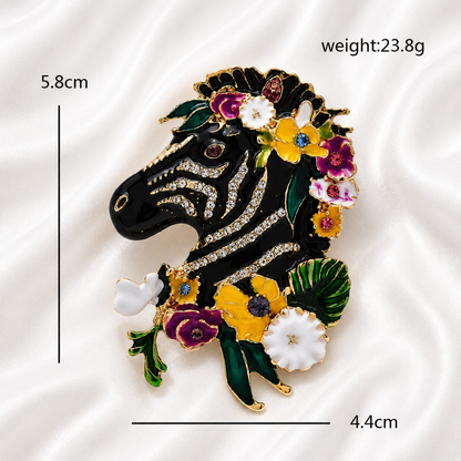 ZEBRA BROOCH