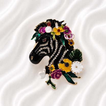 ZEBRA BROOCH