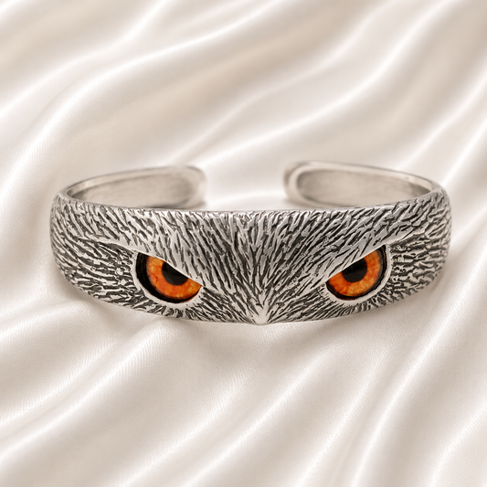 OWL EYE CUFF BRACELET