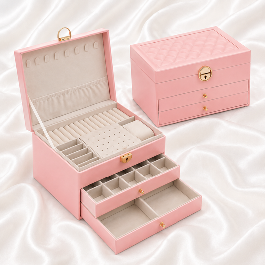THREE LAYER JEWELRY BOX