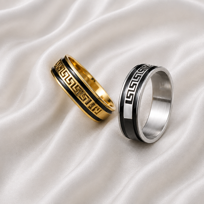 STAINLESS STEEL DONNA RING
