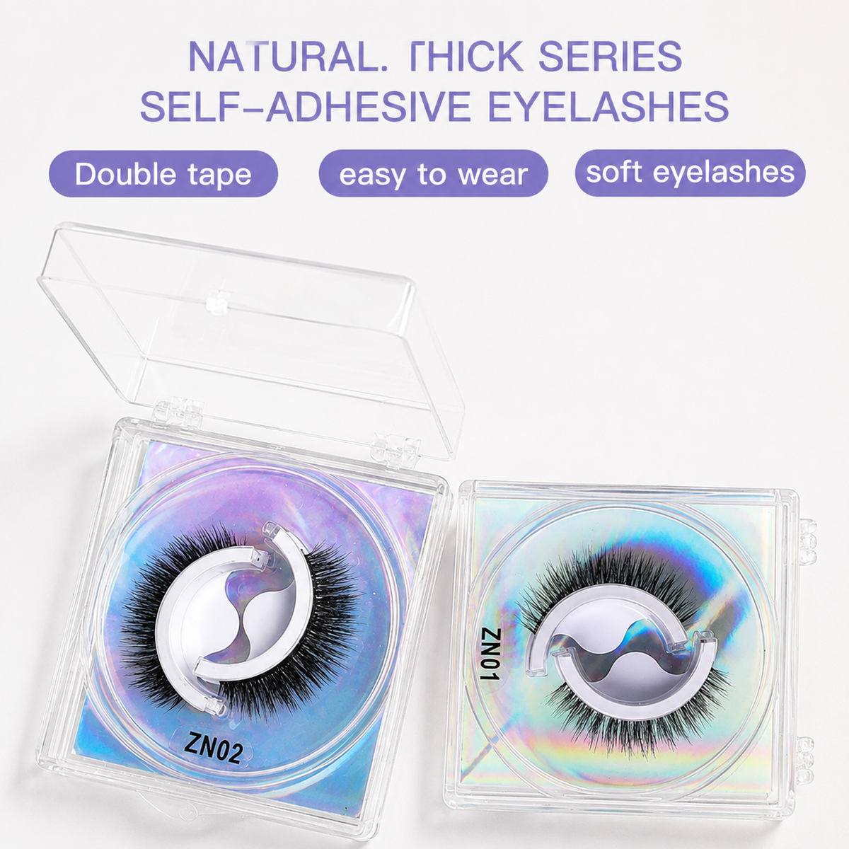 3D self adhesive eyelash style 3