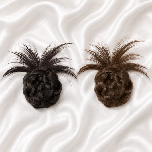 FLUFFY UPDO HAIR BUN