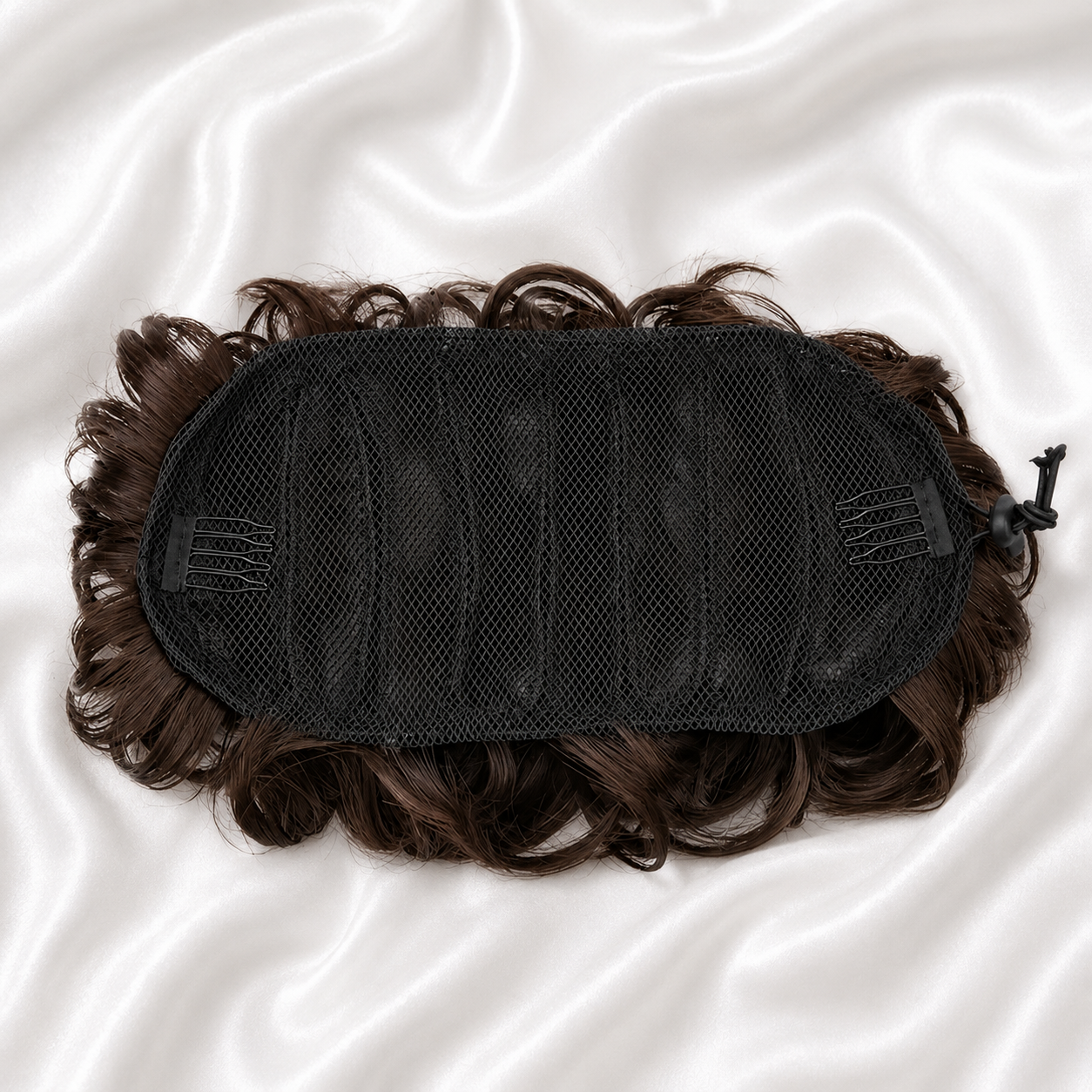 MESSY BUN WITH ELASTIC BAND