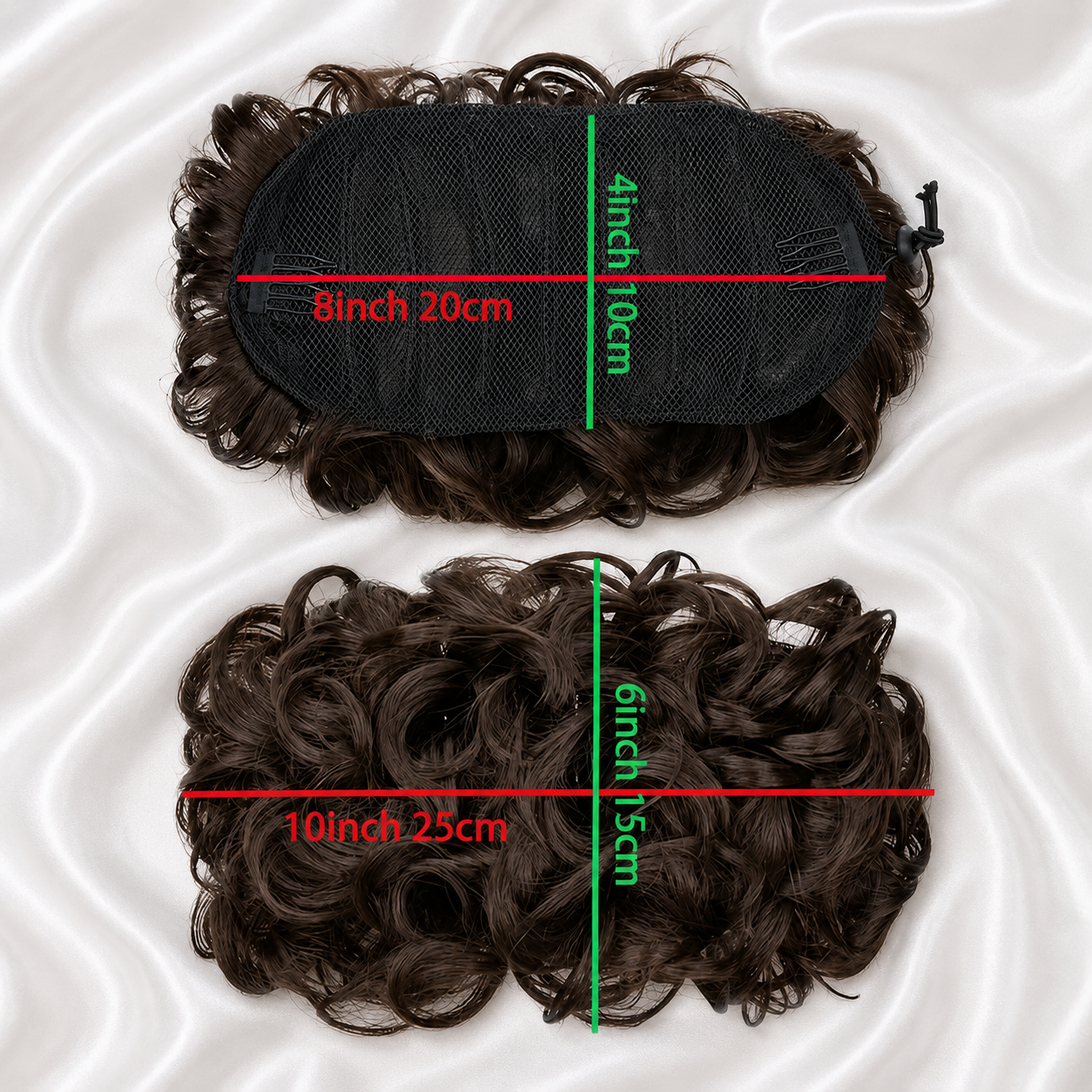 MESSY BUN WITH ELASTIC BAND