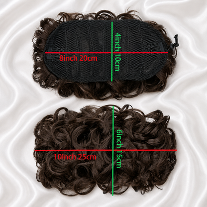 MESSY BUN WITH ELASTIC BAND