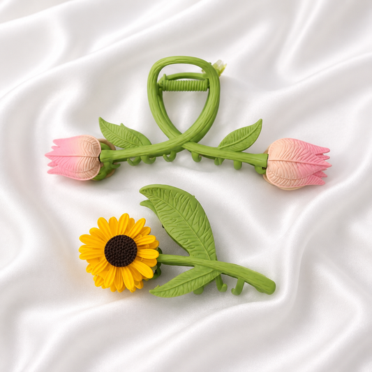 DAFFODIL/SUNFLOWER HAIR CLAW