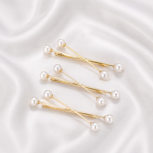 CROSS PEARL PINS (3pcs)