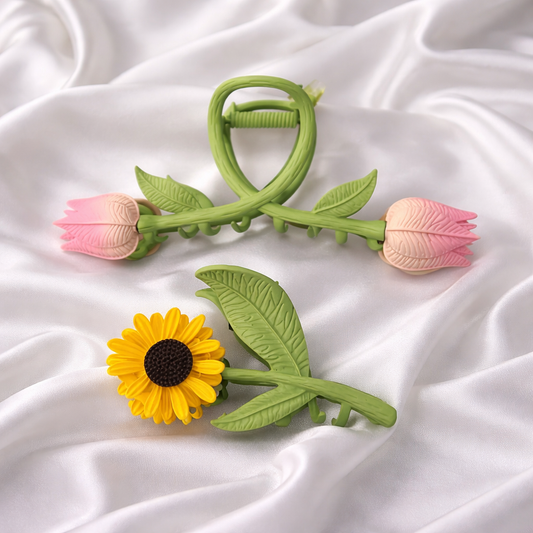 DAFFODIL/SUNFLOWER HAIR CLAW