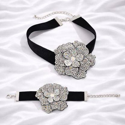 ASCHER CHOKER AND BRACELET SET