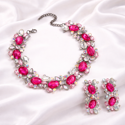 ROSY CRYSTAL SET