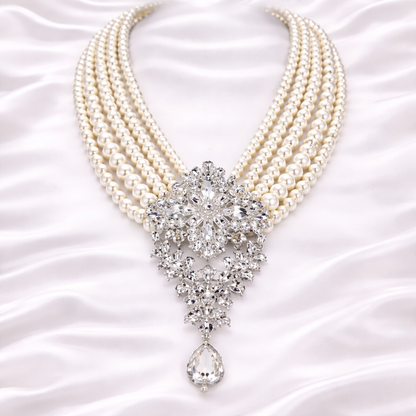 LAYERED PEARL NECKLACE