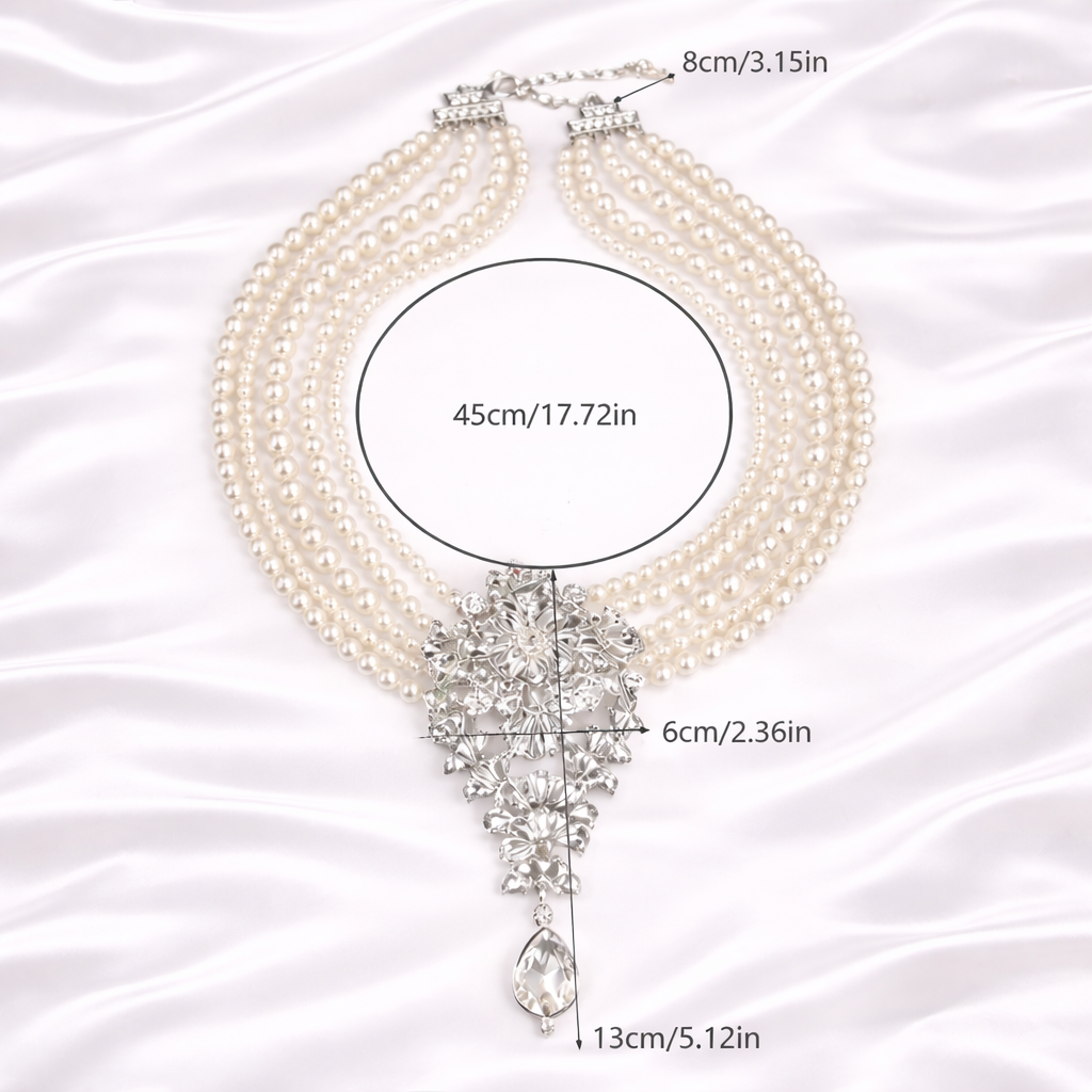 LAYERED PEARL NECKLACE