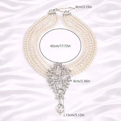 LAYERED PEARL NECKLACE