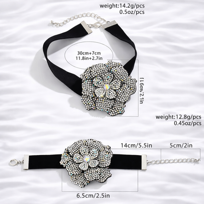ASCHER CHOKER AND BRACELET SET