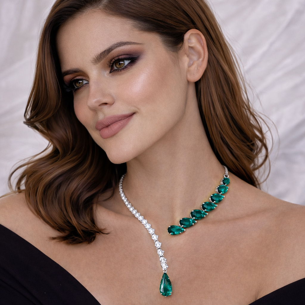 GREEN BERYL NECKLACE