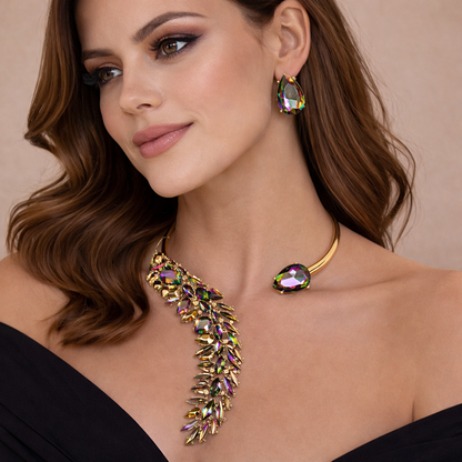 LUXURY VINTAGE ETHNIC COLLAR NECKLACE