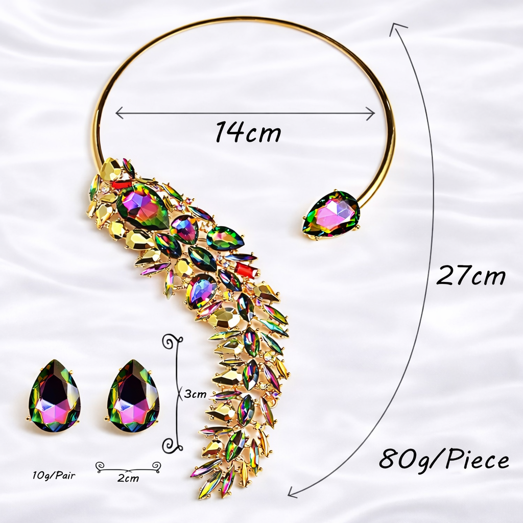 LUXURY VINTAGE ETHNIC COLLAR NECKLACE