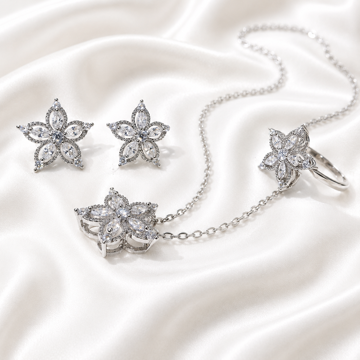 Flora Zircon Set