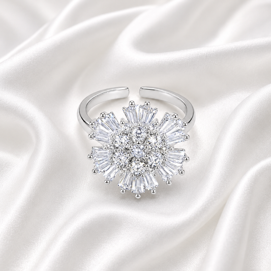 SNOW SHINE ZIRCON RING