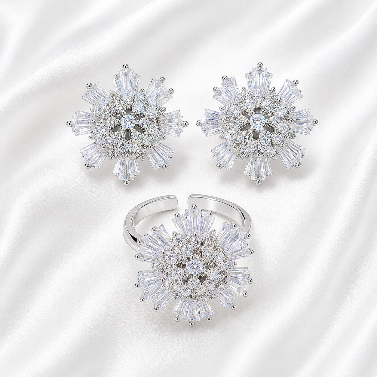 SNOW SHINE ZIRCON SET