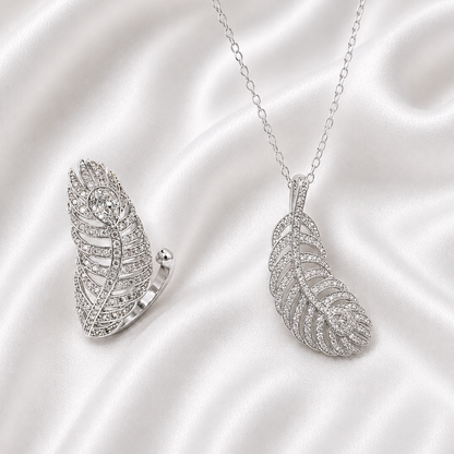FEATHER ZIRCON SET