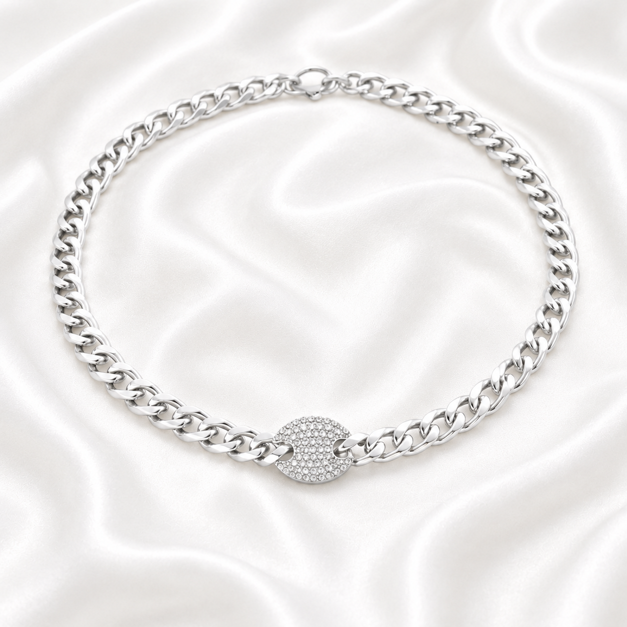 CHEVRON PENDANT AND BRACELET