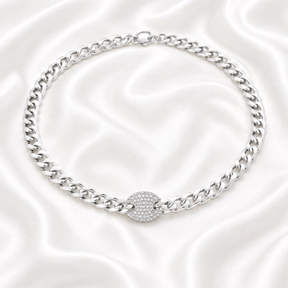 CHEVRON PENDANT AND BRACELET