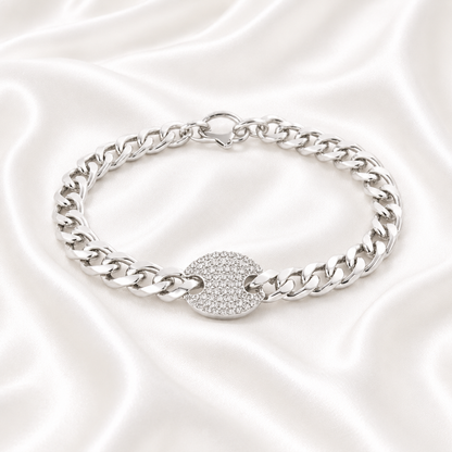 CHEVRON PENDANT AND BRACELET