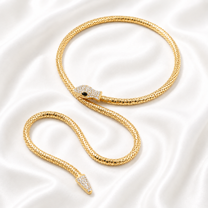 18K GOLD SNAKE CHAIN / BRACELET