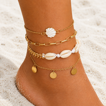 SEA SHELL ANKLET