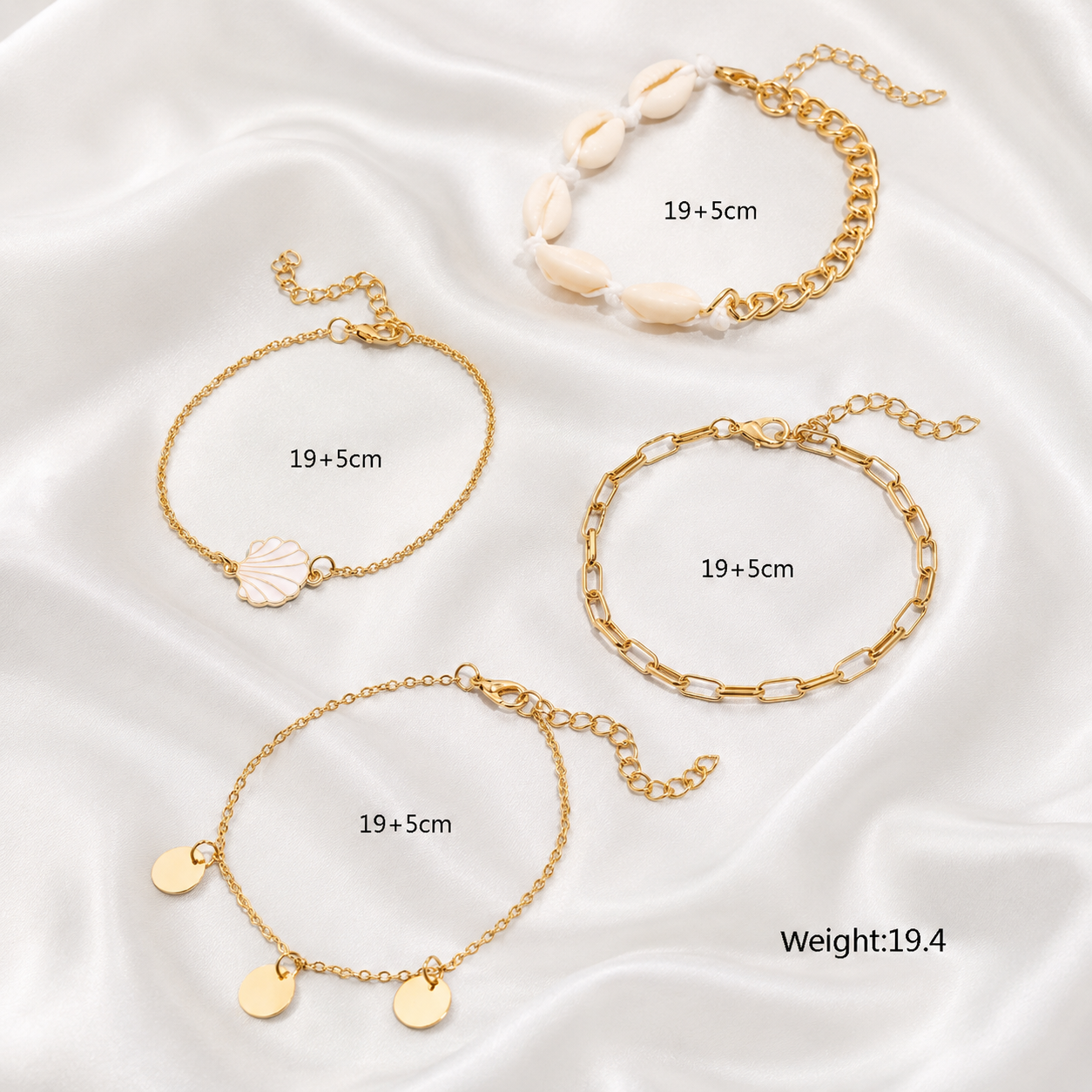 SEA SHELL ANKLET