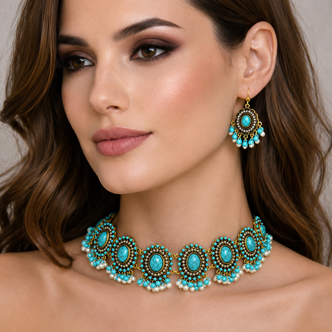 FEROZA ANTIQUE SET