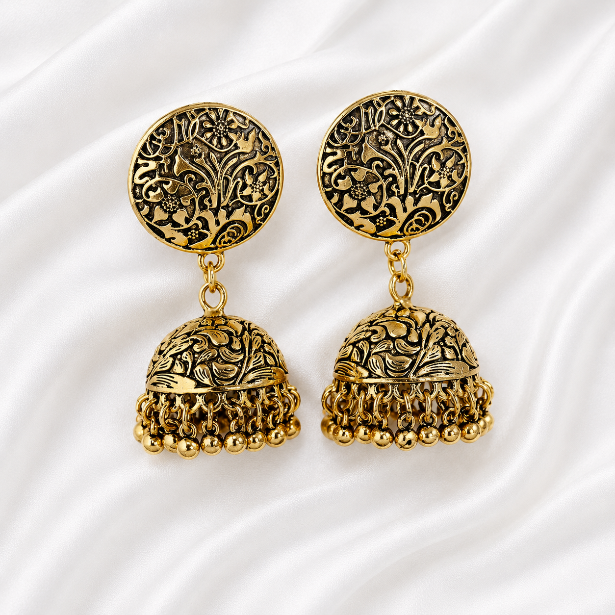 AFGHAN JHUMKA EARRINGS
