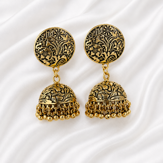 AFGHAN JHUMKA EARRINGS