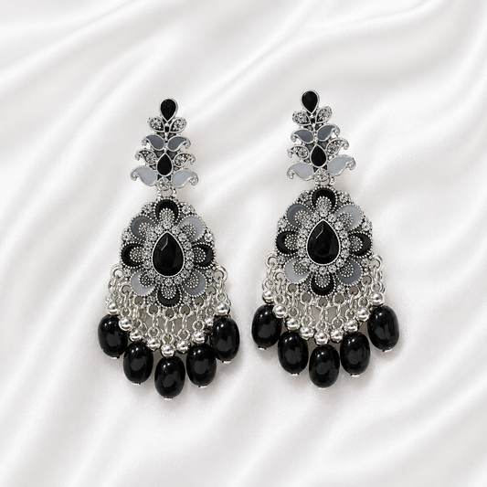 VINTAGE FLOWER EARRINGS
