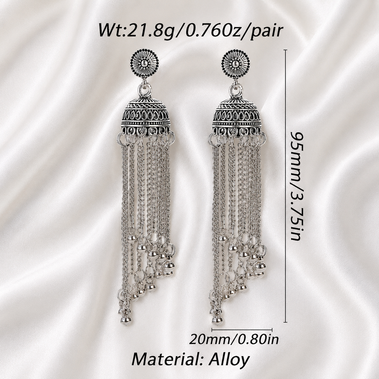 TASSEL ROUND JHUMKA BELLS