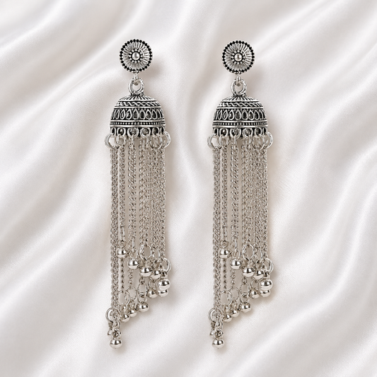 TASSEL ROUND JHUMKA BELLS