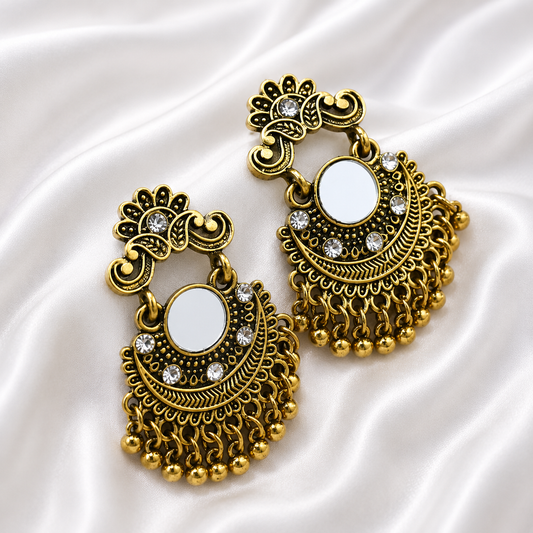 ROUND MOON JHUMKA