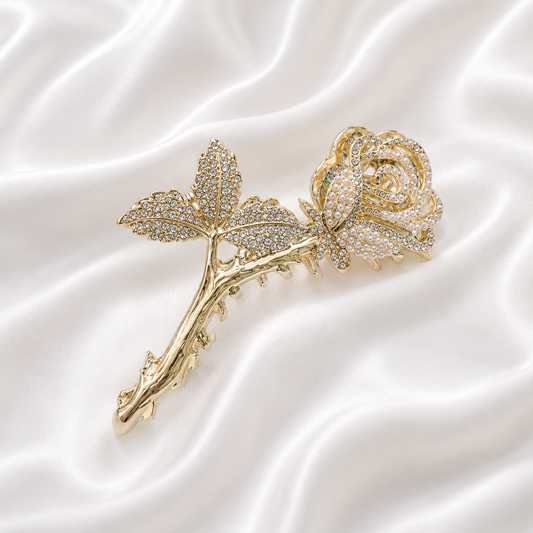 ETHNIC ROSE HAIR CLAW