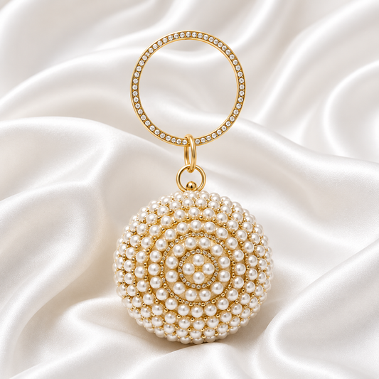 PEARL RHINESTONE BALL