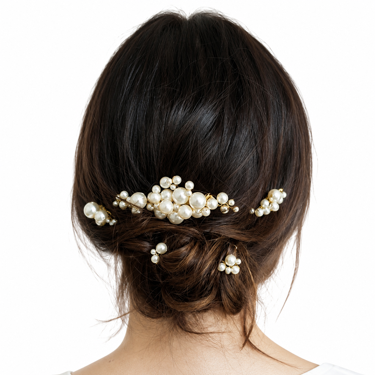 PEARLS HAIR COMBS