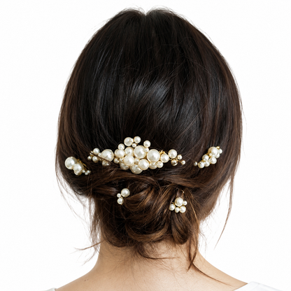 PEARLS HAIR COMBS